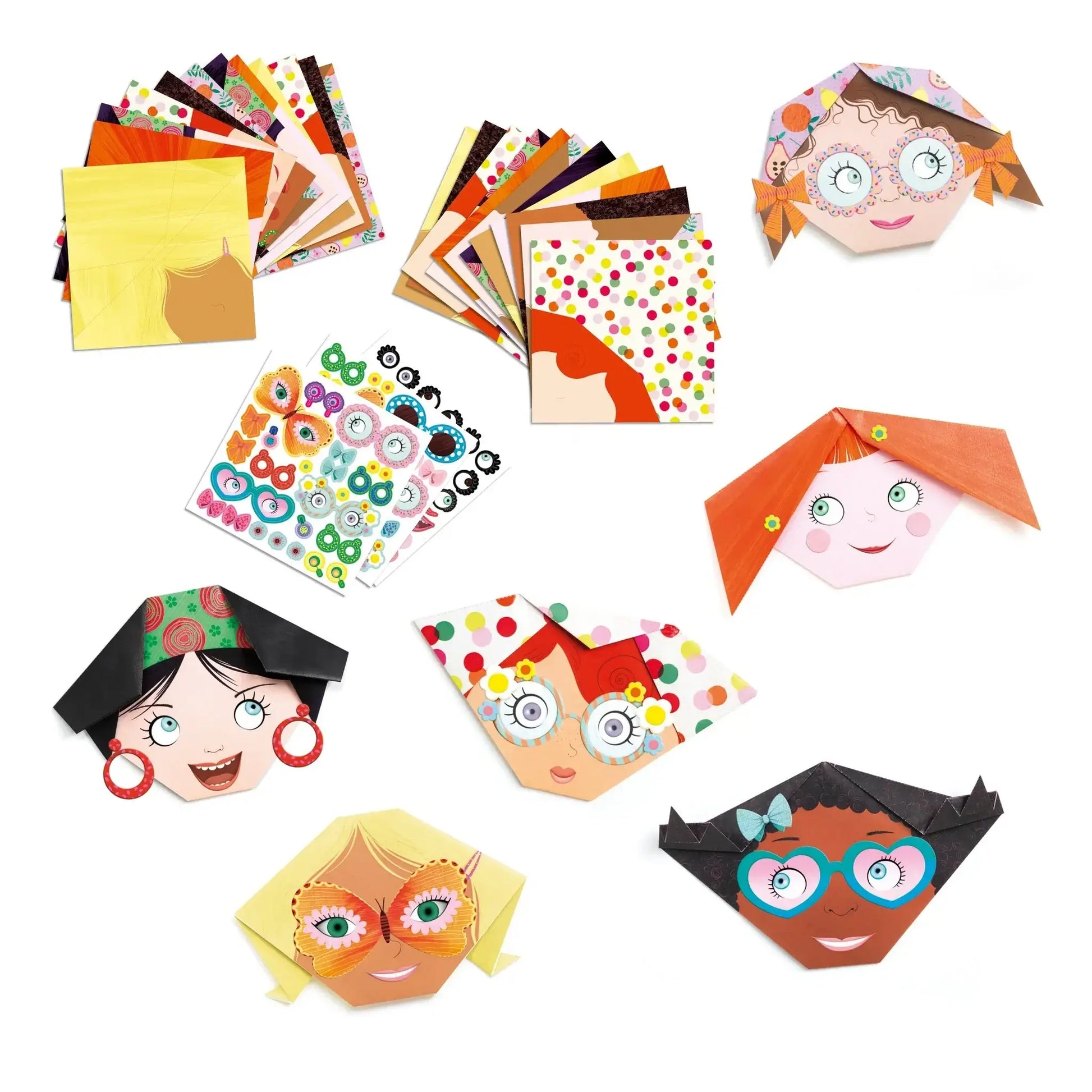 Origami Pretty Faces Art Kit