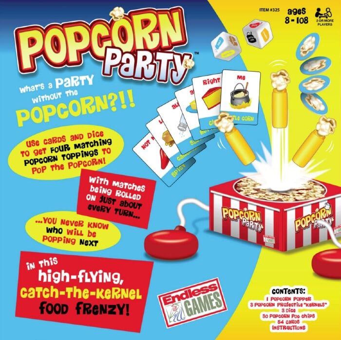 Popcorn Party Board Game