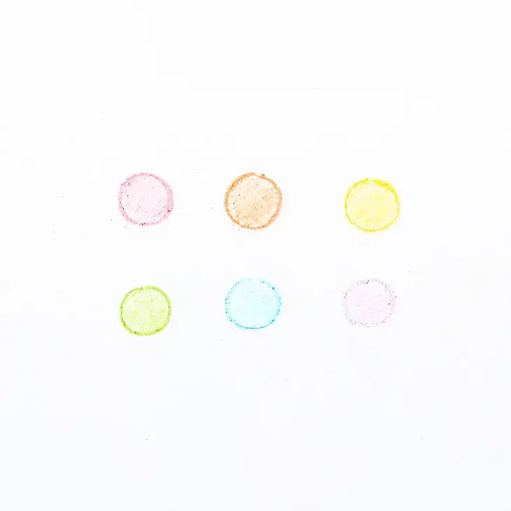 Rainbow Scoops Vanilla Scented Stacking Erasable Crayons