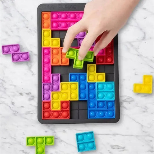 Sensory Fidget Toy | Tetris Puzzle Board Game