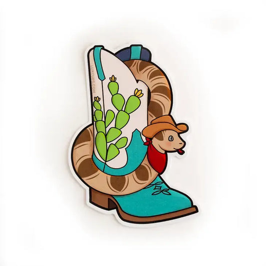 Snake In My Boot Sticker