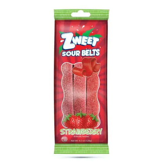 Sour Strawberry Belts Candy