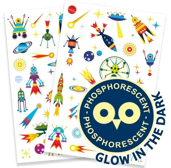 Space Oddity Temporary Tattoos