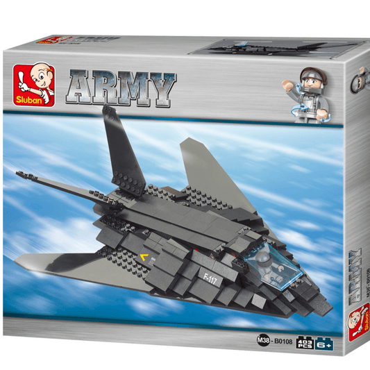 Air Force Stealth Bomber Sluban Building Brick Kit (209 Pcs)