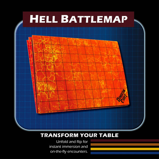 BattleMap: Hell RPG battle map for Tabletop Gaming