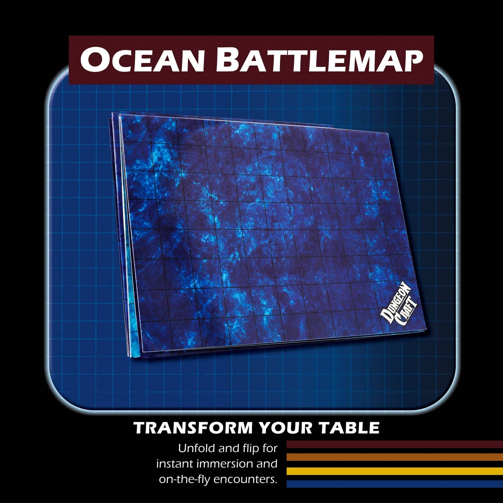 BattleMap: Ocean RPG battle map for Tabletop RPG's