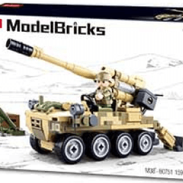 Model Bricks Bobcat 8×8 All Terrain Assault Vehicle Sluban Building Blocks (161pcs)
