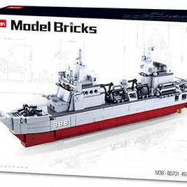 Model Bricks Supply Ship 1:450 Sluban Building Brick Kit (495 Pcs)