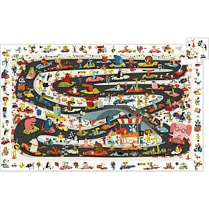 Observation Puzzle Car Rally - 54 pieces