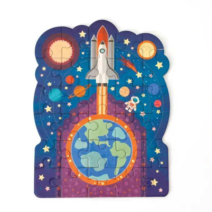 Space - Blast Off Glow In the Dark Mini Puzzle 30pc