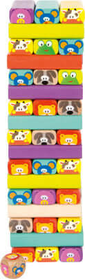 Wobbling Tower Animals Game