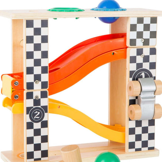 Wood Hammering Marble Run Rally