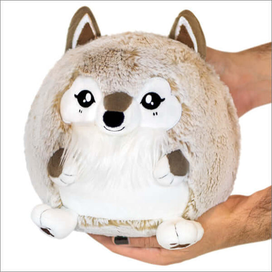 Mini Squishable Wolf Plush