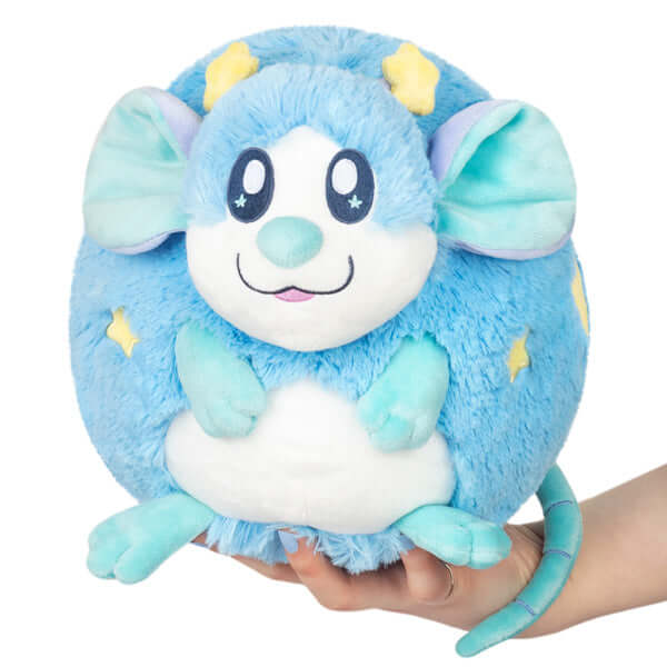 Blue and Yellow Mini Squishable Star Rat Front view