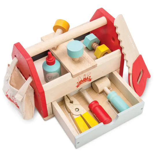 Tool Box Set Wood Playset for Toddlers