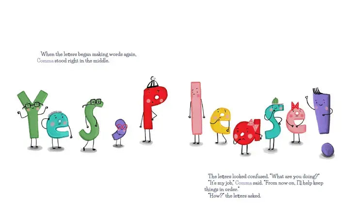 The Day Punctuation Came to Town Picture Book