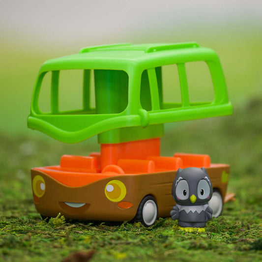 Timber Tots Adventure Bus Toy for Toddlers and Young Children 