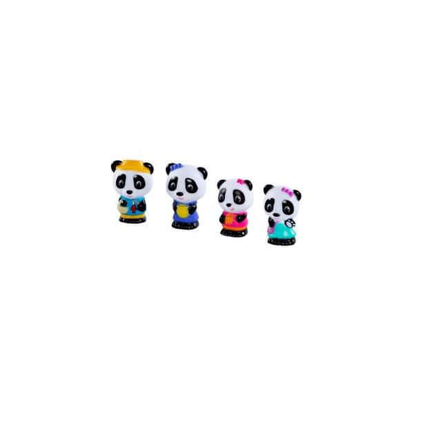Timber Tots Panda Family set of 4 Toy for Toddlers and Young Children