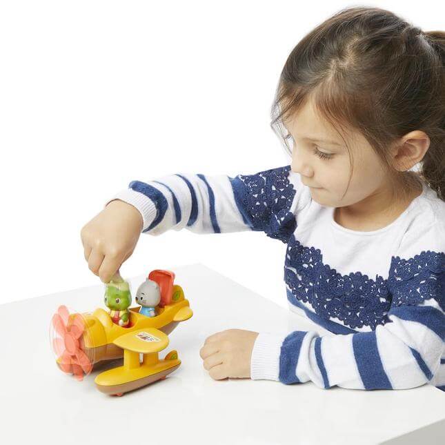 Timber Tots Seaplane Toy for Toddlers and Young Children