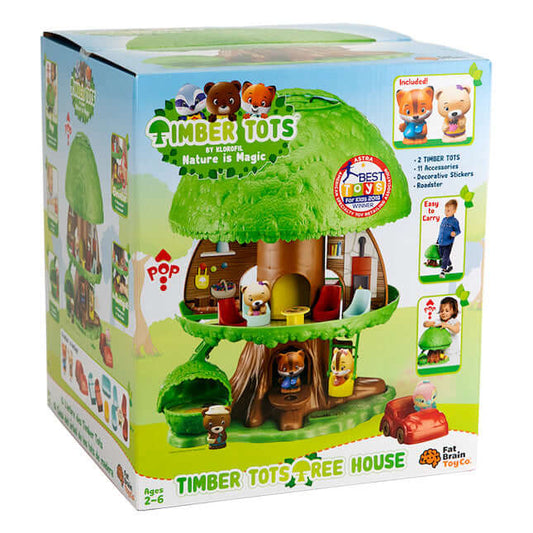 Timber Tots Tree House Toy for Toddlers and Young Children