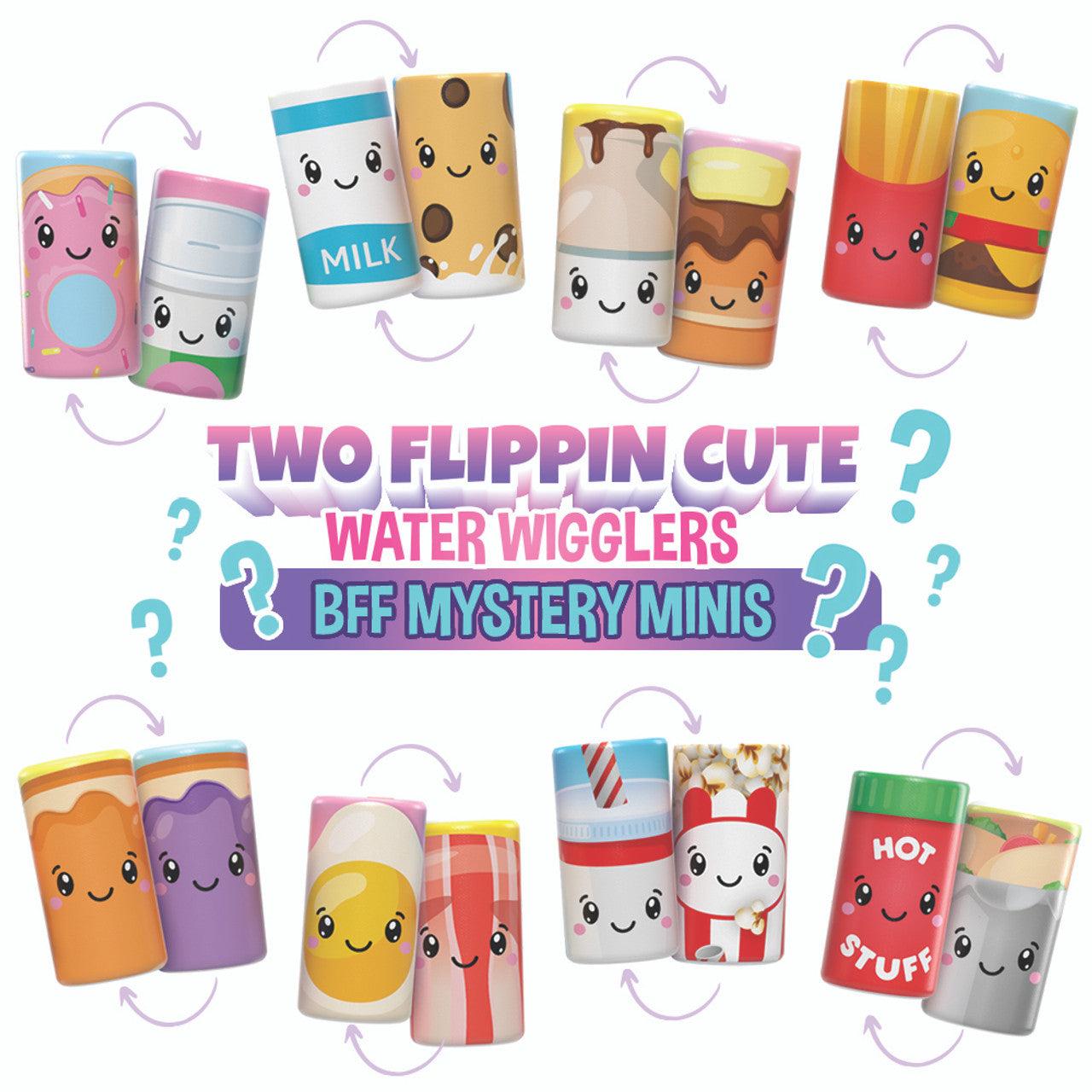 Two Flippin' Cute - Plush Reverseable Water Wigglers BFF Mystery Minis