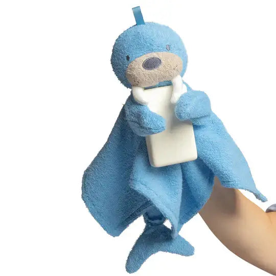 Walter Walrus Scrub-a-Dubbie Bath time Wash Cloth 
