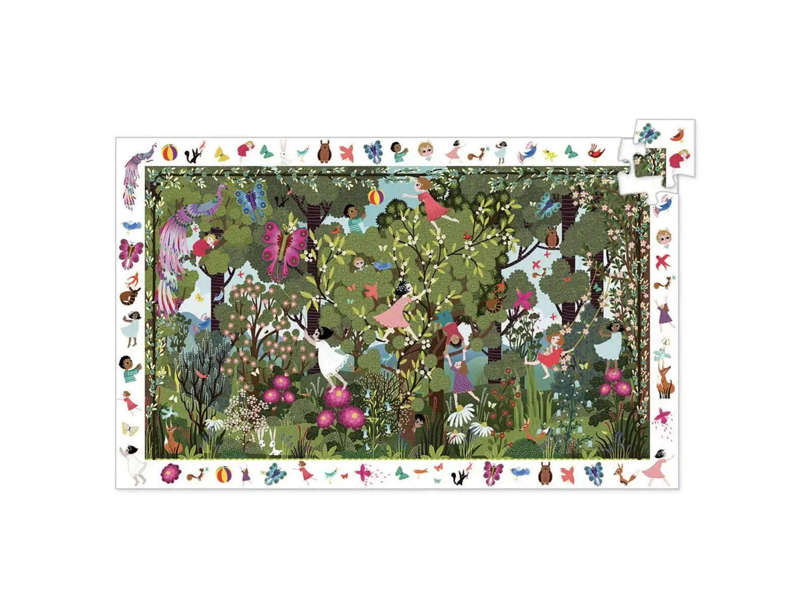 Observation Puzzle 100 Piece: Garden Playtime