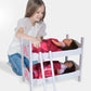 Bunk Bed for Twin Dolls fits 18" Dolls