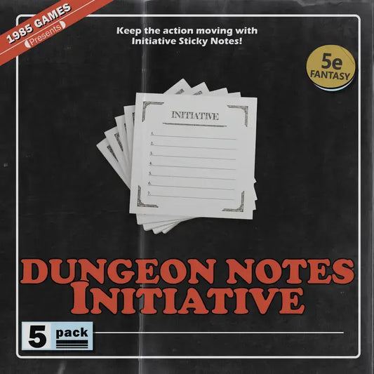 Dungeon D&D Sticky Notes - Initiative Tracker 5 Pack