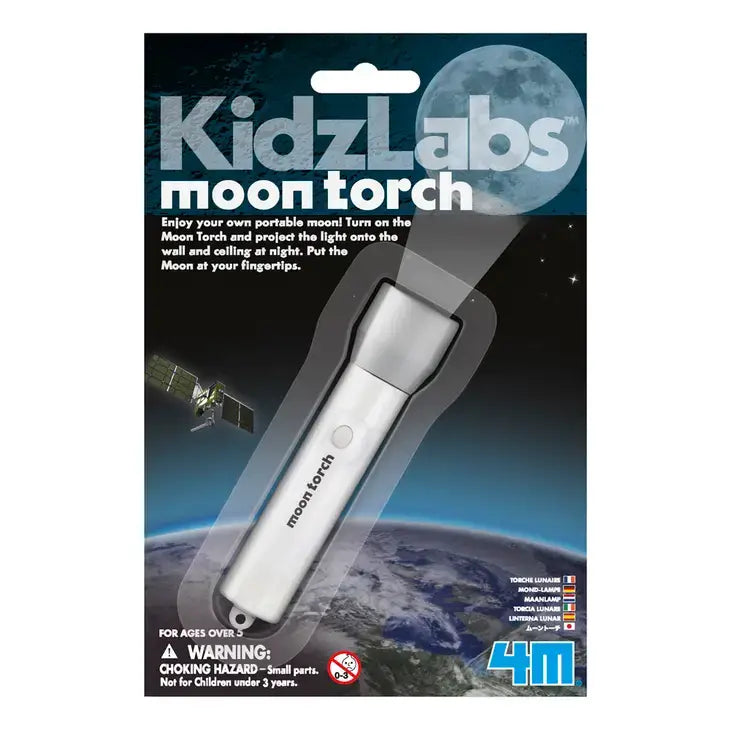 KidzLabs Moon Torch Projector