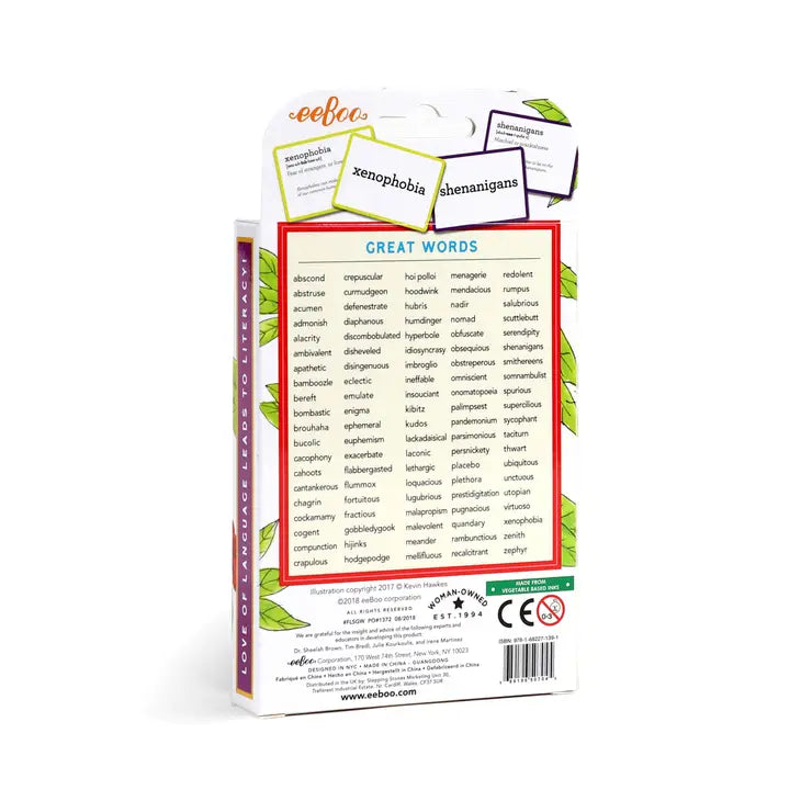 100 Great Words Flash Cards