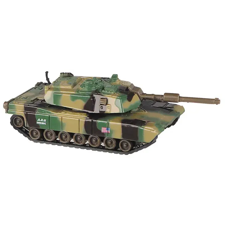 Pull Back Die Cast Army Tanks, Assorted