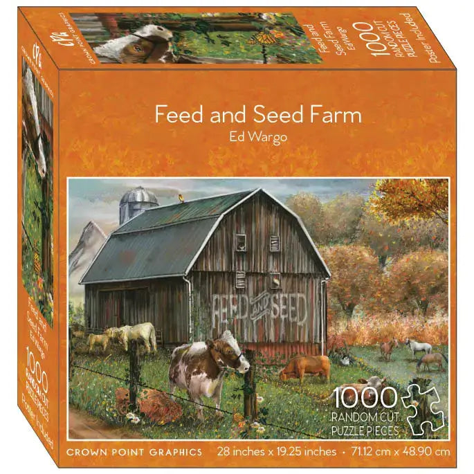 Feed and Seed Farm - 1000 Piece Jigsaw Puzzle