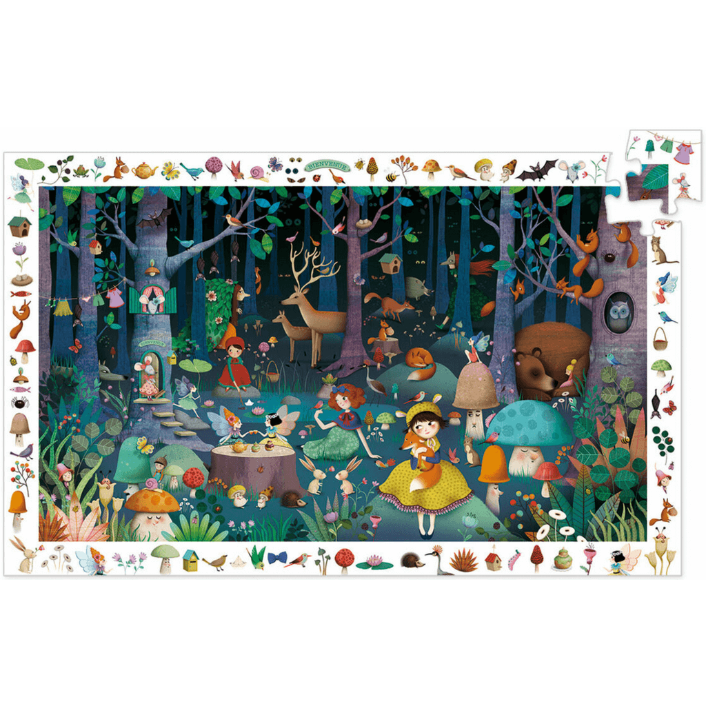 Observation Puzzle: Enchanted Forest 100 Piece Puzzle