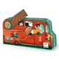 Mini Silhouette Puzzles Fire Truck - 16pc
