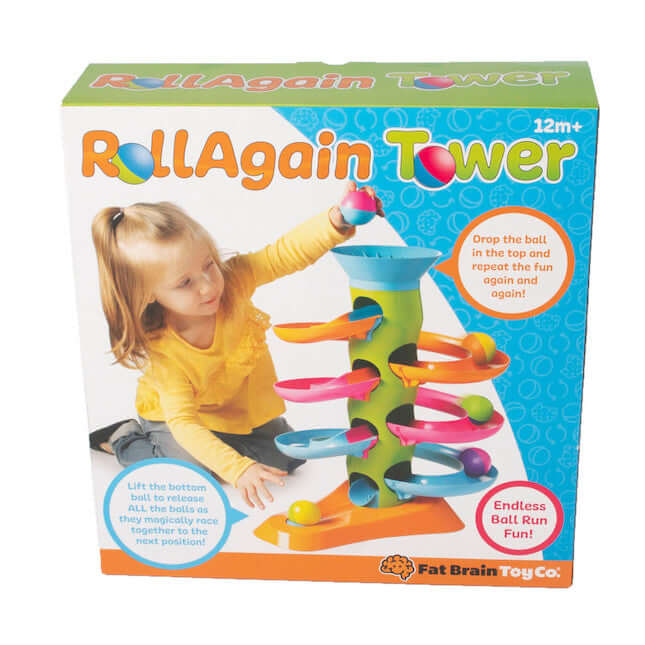 Roll Again Tower Baby and toddler Sensory and Motor skills Toy