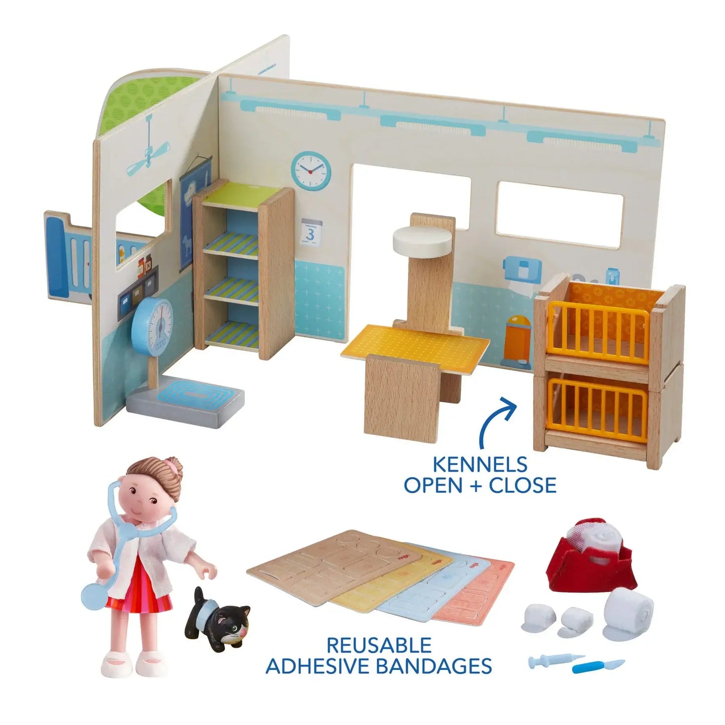 Little Friends Vet Clinic Play Set with Rebecca Doll and Vet