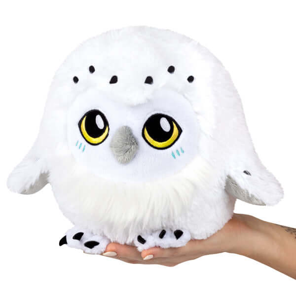 Mini Squishable Snowy Owl Plush 