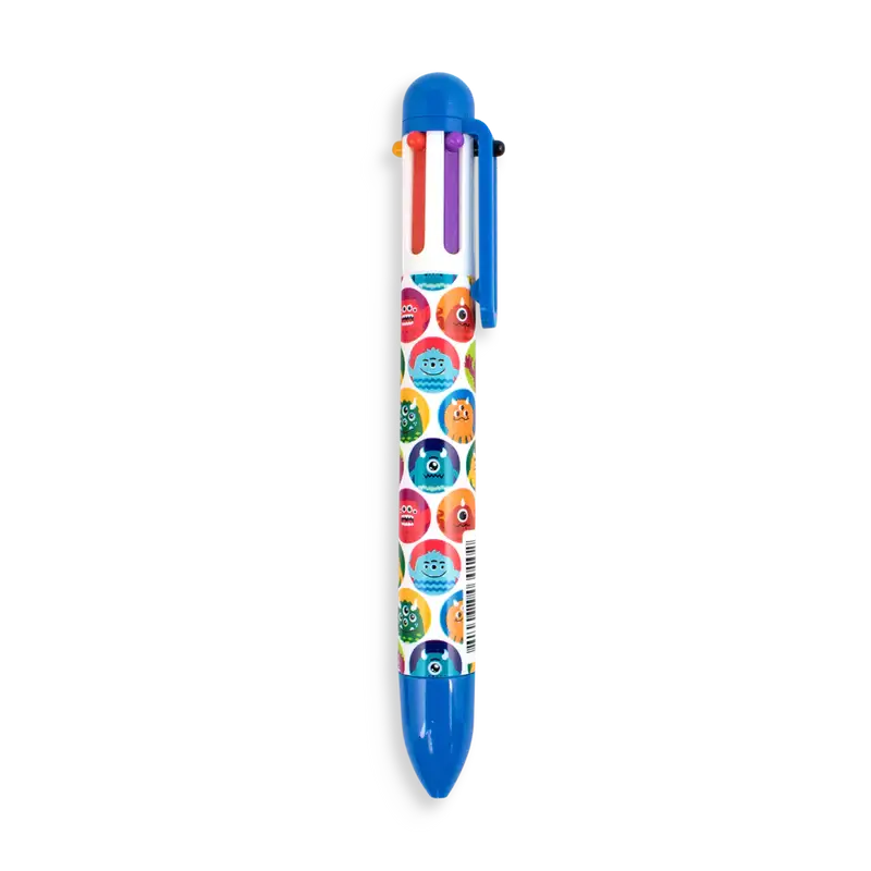monster 6 click multi color pens