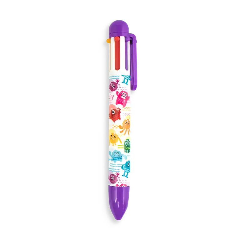 monster 6 click multi color pens