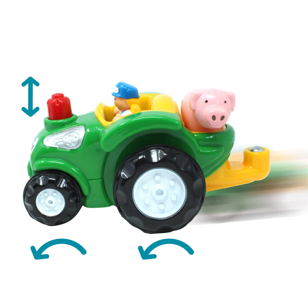 Taylor's Tractor Ride Gear Driven Wow Toys