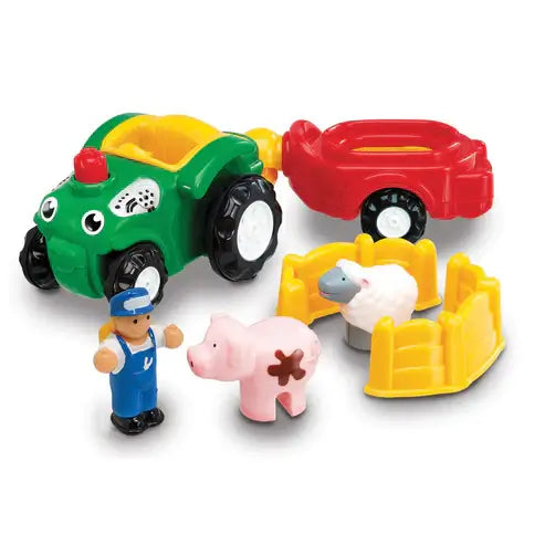 Taylor's Tractor Ride Gear Driven Wow Toys